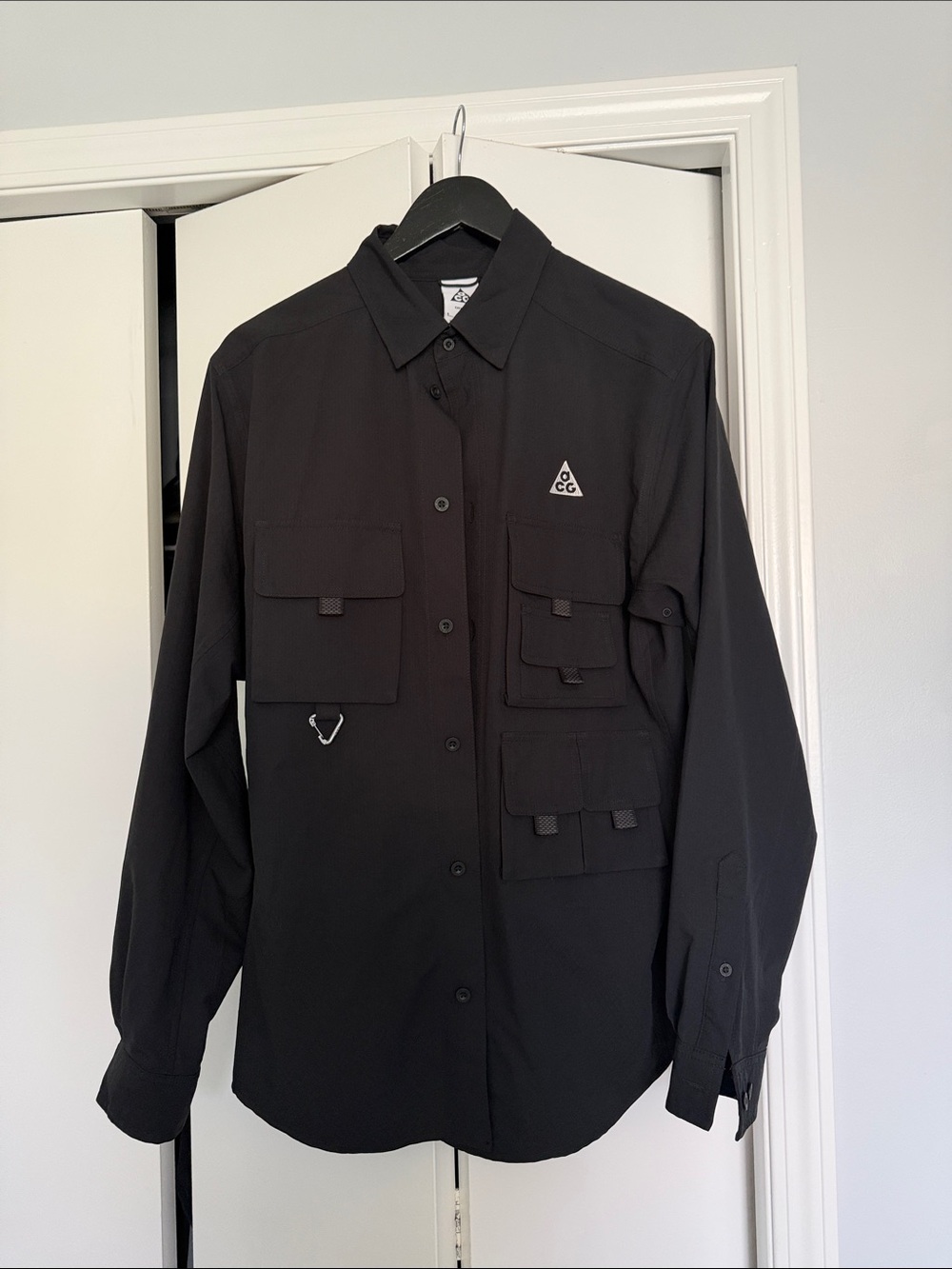 Nike Black ACG Tactical Field Jacket Shirt